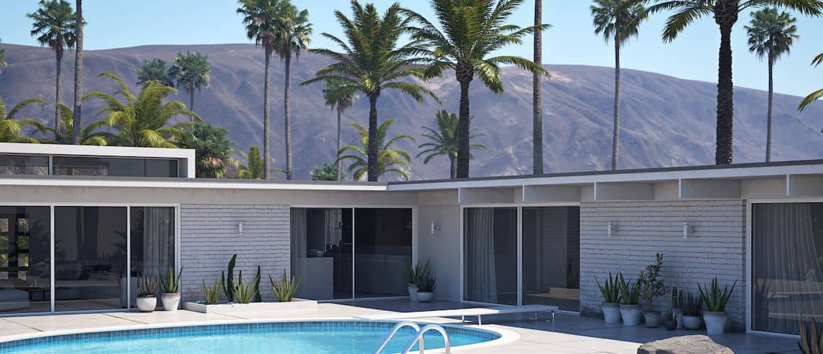 House in California with pool.